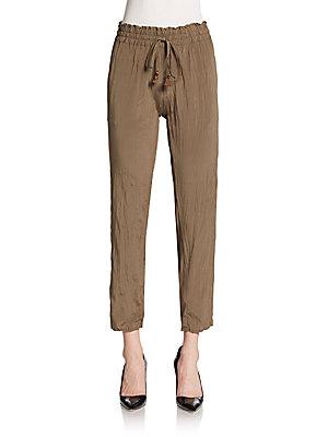 Calypso St. Barth Hudesa Silk Jogger Pants