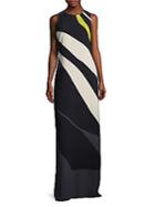 Narciso Rodriguez Colorblocked Sleeveless Dress