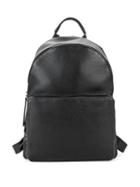 Anya Hindmarch Side Smiley Leather Backpack