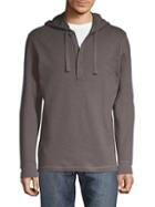Saks Fifth Avenue Hooded Cotton Henley