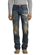Cult Of Individuality Greaser Distressed Slim-fit Jeans