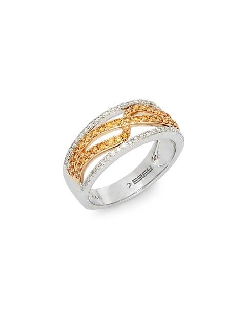 Effy Diamond And 14k Gold Ring