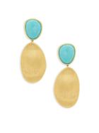 Marco Bicego 18k Yellow Gold Turquoise Drop Earrings