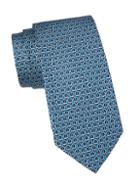 Salvatore Ferragamo Geometric Printed Silk Tie