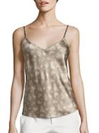 Vince Calico Floral-print Silk Camisole