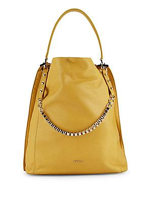 Furla Minerva Leather Hobo Bag