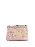Valentino Silk Embellished Handbag