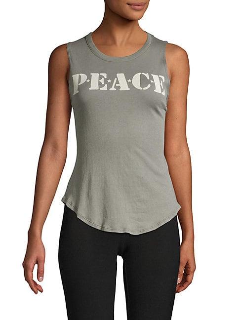 Chaser Peace Cotton Muscle Tee