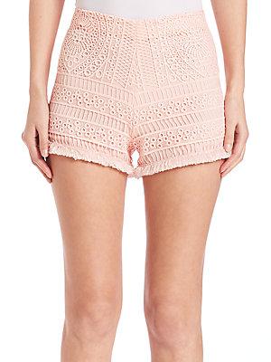 Alexis Evelina Embroidered Shorts