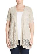 Eileen Fisher, Plus Size Open-front Cardigan
