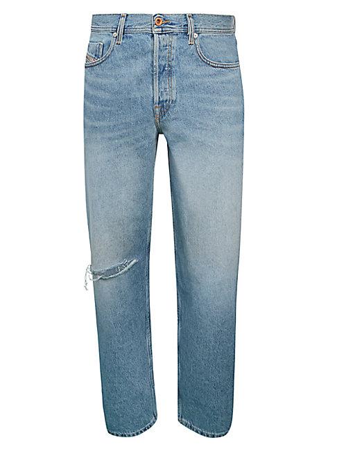 Diesel Dagh Distressed Straight-leg Jeans