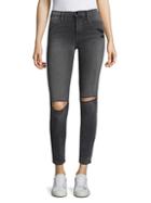 Frame High-rise Skinny Ankle Jeans