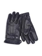 Royce New York Cashmere Lined Touchscreen Leather Gloves