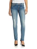 7 For All Mankind The Slim Distressed Cigarette Jeans