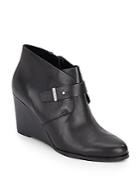 Cole Haan Rand Leather Wedge Booties