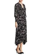 Rebecca Taylor Floral-print Midi Dress