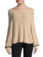 Free People Edessa Off-the-shoulder Knit Sweater