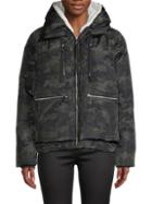 Bagatelle Faux Shearling-lined Camo Padded Jacket