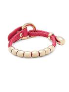 Salvatore Ferragamo Braided Leather Bracelet