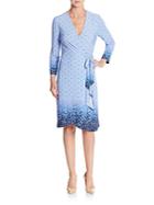 Bcbgmaxazria Swiss Dot Wrap Dress