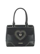 Love Moschino Studded Heart Handbag