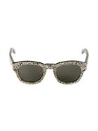 Saint Laurent 49mm Glitter Square Sunglasses