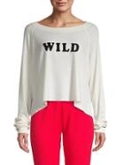 Wildfox Logo High-low Pullover