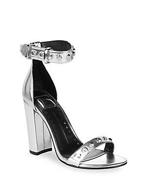 Dolce Vita Hazella Metallic Anke-strap Heeled Sandals