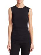 Theory Ruched Sleeveless Top