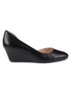 Cole Haan Edith Leather Wedge Pumps