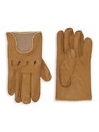 Portolano Wool-trim Leather Gloves