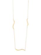 Lana Jewelry 14k Yellow Gold Wave Chain Necklace