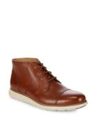 Cole Haan Leather Cap-toe Chukka Boots