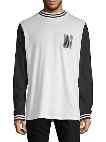 Russell Park Barcode Graphic Cotton Tee