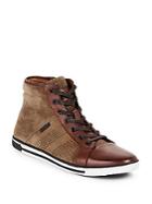 Kenneth Cole Reaction High-top Leather Sneakers