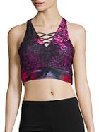 Nanette Lepore Printed Sports Crop Top