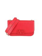Valentino V-lock Chain Strap Leather Shoulder Bag