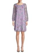 Marchesa Notte Embroidered Butterfly Tunic