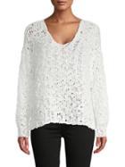 Free People Scoopneck Cotton-blend Sweater