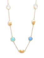 Rivka Friedman Multi-stone And 18k Gold Layered Necklace
