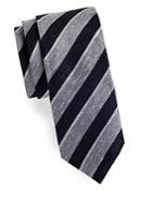 Giorgio Armani Diagonal Print Silk Tie