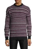 Boss Hugo Boss Striped Cotton-blend Sweater