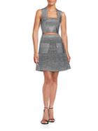 A.l.c. Aaron Metallic Fit & Flare Skirt