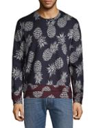 Valentino Pineapple-print Two-tone Sweater