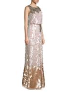 Aidan Mattox Allover Sequin Dress