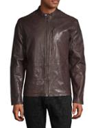 John Varvatos Star U.s.a. Full-zip Leather Jacket
