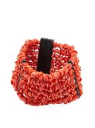 Arthur Marder Fine Jewelry Mediterranean Coral Multi-strand Bracelet