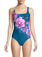 Gottex Floral One-piece Swimsuit