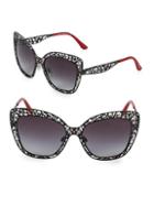 Dolce & Gabbana 56mm Metal Butterfly Sunglasses