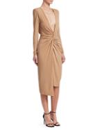 Alexandre Vauthier Jersey Knotted Bodycon Dress